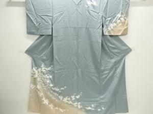 椿模様刺繍訪問着